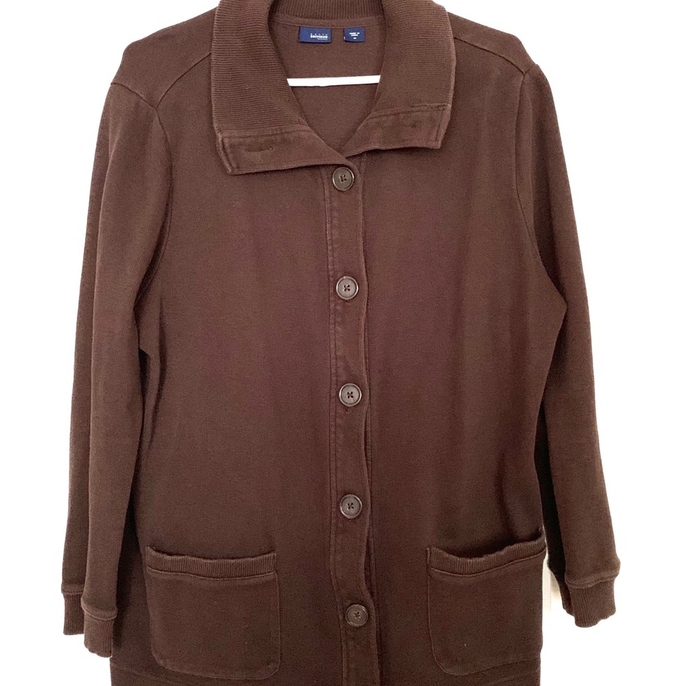 Basic Edition women’s button up Sweater!